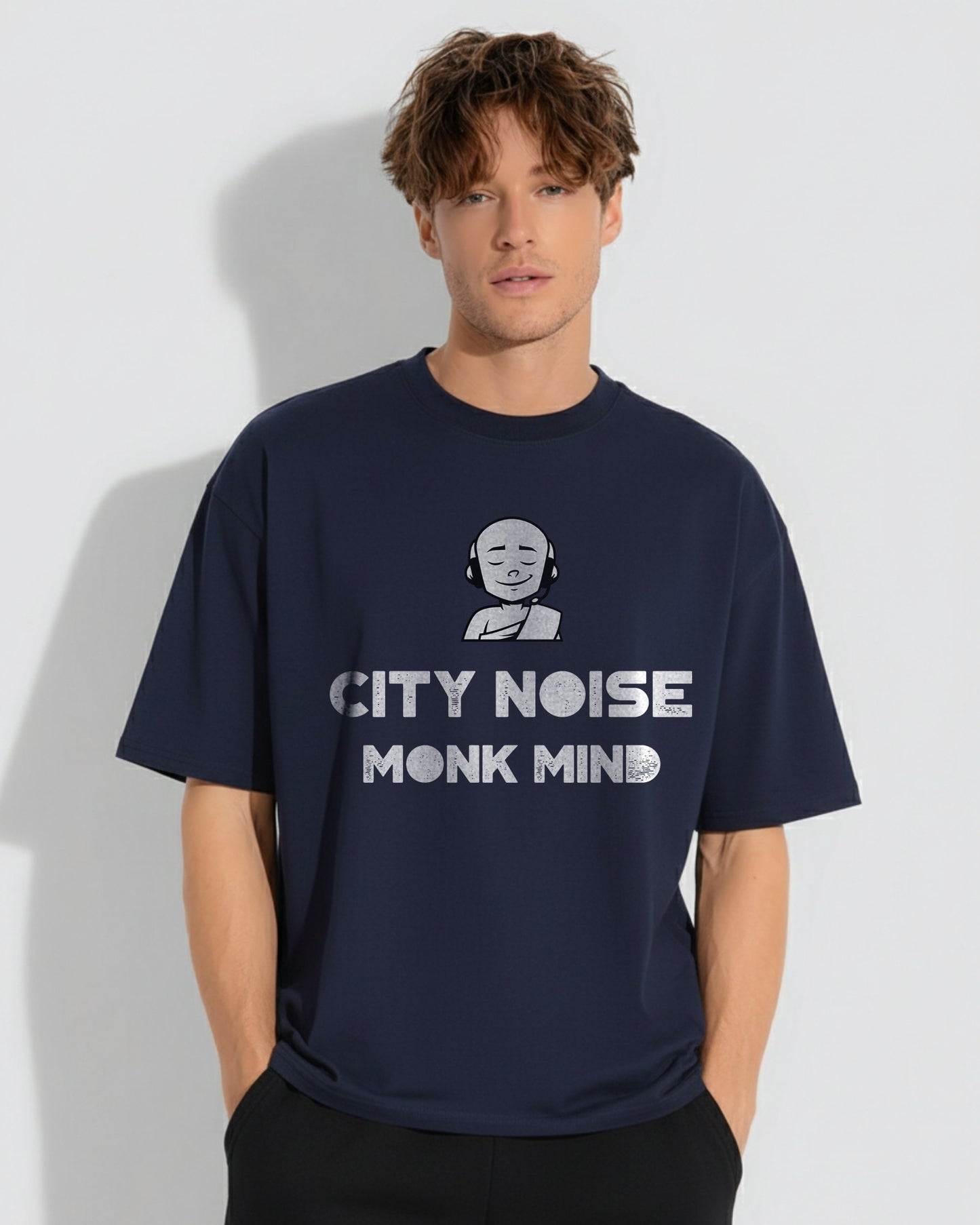 City Noise Monk Mind Oversized Tee