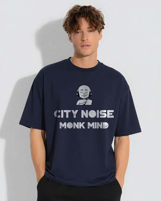 City Noise Monk Mind Oversized Tee