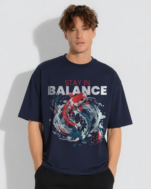 Stay In Balance Oversized Tee